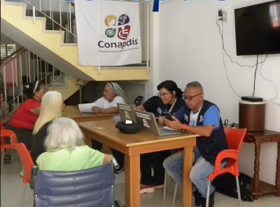 CONAPDIS Atiende a 17 Personas con Discapacidad en Catia